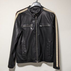 Wilsons Cycle Faux Leather Moto Motorcycle Jacket